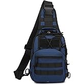 ATBP Small Tactical Sling Backpack Bag for Men Military Shoulder Bag Pack EDC Crossbody Bag for Hiking 7 Liters