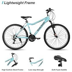 Hiland Women 26 Inch Mountain Bike, Mens and Womens