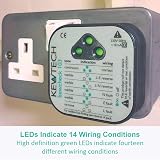 Kewtech KEWCHECK103 Mains Wiring Socket Tester view 3