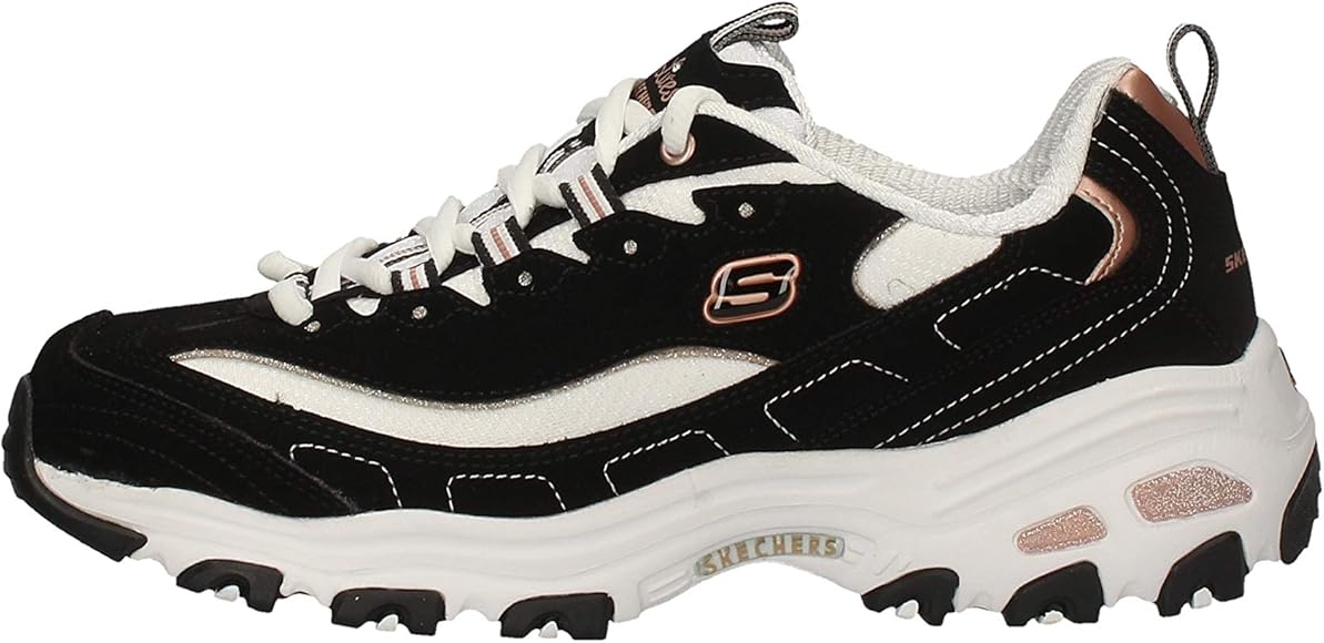 skechers d'lites gold