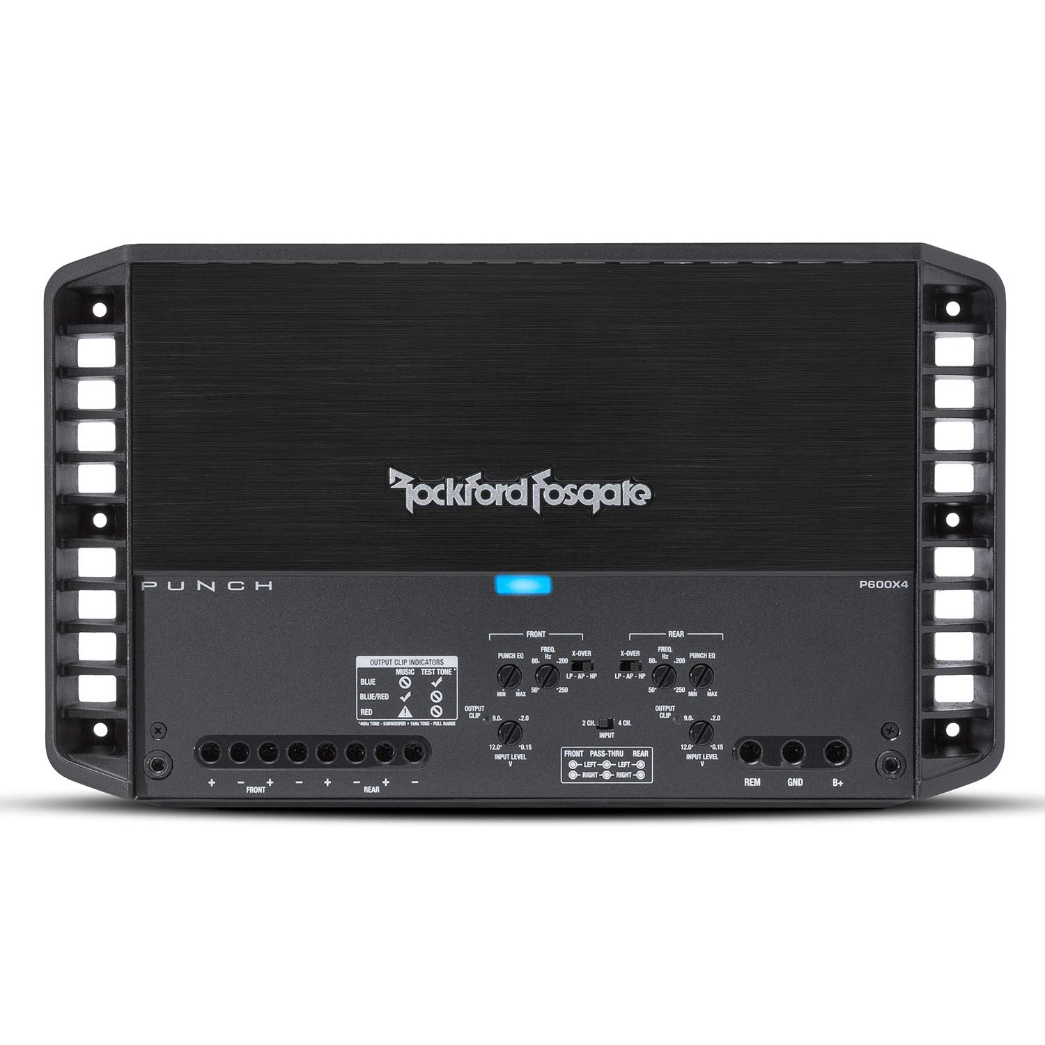 Rockford Fosgate P600X4 Punch 600-Watt 4-Channel Amplifier