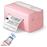 JADENS Bluetooth Thermal Label Printer -Wireless Shipping Label Printer for Small Business & Package, USPS, Etsy, Amazon, Com