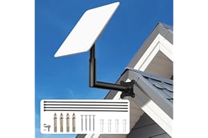 AdaLov Starlink Mount, Starlink Long Wall Mount Compatible with V2 Starlink Dish, Starlink Gen 2 Mount, StarLink Mounting Kit for Starlink Internet Kit Satellite