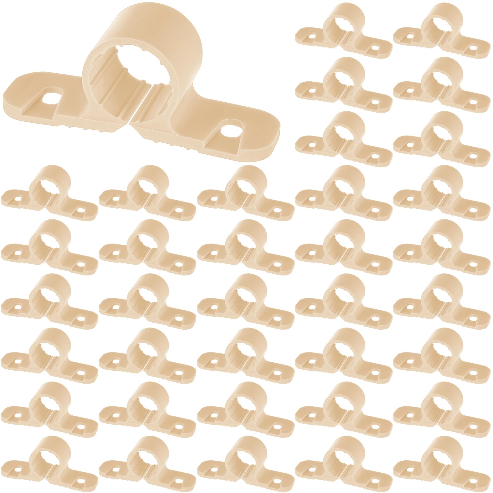 Briwooody 50 Pack 1/2 Inch Skin Color Pipe Supports