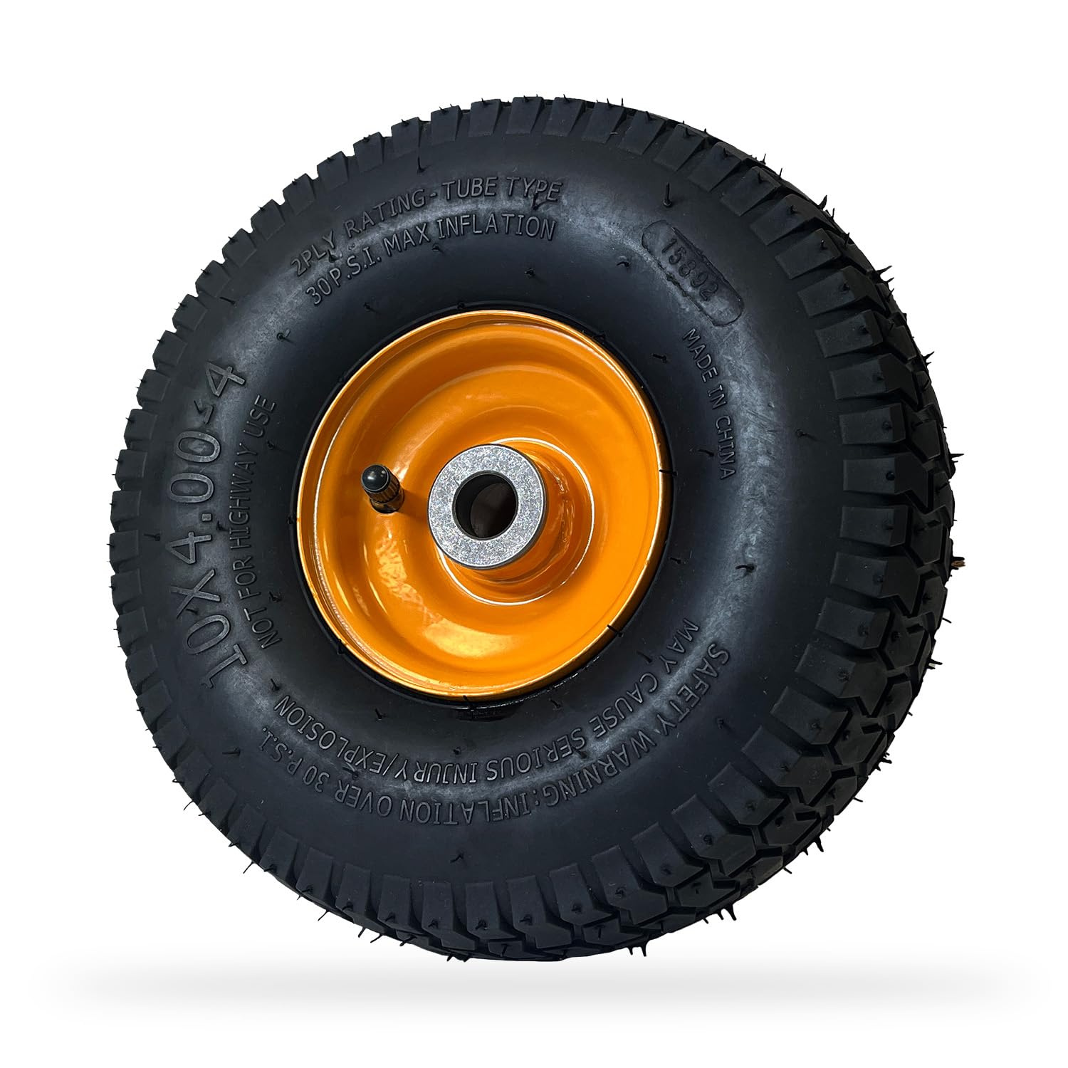 GREENSTAR - Complete Wheel - Suitable for MC Culloch Mowcart 66 Rider - Wheel Size 400x10-4