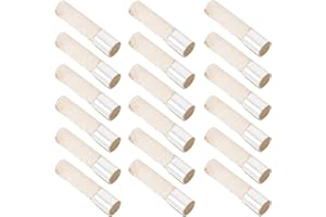 Beavorty 200pcs Chinese Moxibustion Sticks for Moxibustion with Fire Prevention Zinc Alloy Pillar Shape