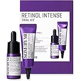 SOME BY MI Retinol Intense Trial Kit - Serum and Eye Cream, 0.33Oz - Mild Korean 0.1% Retinol Face Serum and Eye Cream for Beginner - Skin Texture, Elasticity and Under Eye Care - Korean Skin Care