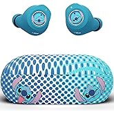 Disney Lilo and Stitch Bluetooth Earbuds w/Charging Case- Wireless Headphones w/Built-in Mic+ Up to 30 Hrs Playtime- Lilo and Stitch Gifts for Girls,Boys,Women,Men,All Fans of Lilo and Stitch Stuff