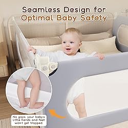 Newfinder Bed Rail for Toddlers - 74.8'' Toddler