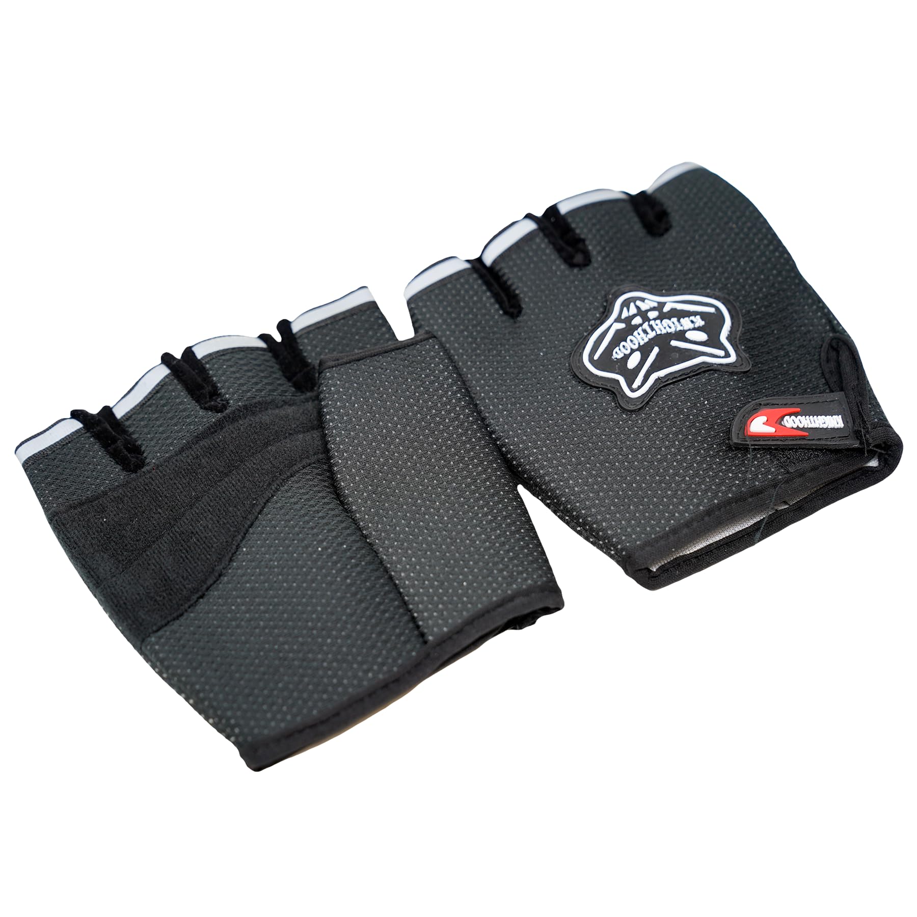 Laxzo ® Half Finger Gloves Mens Anti Slip Breathable, Unisex Bike Fingerless Gloves, Ideal for Summer Riding, MTB, Bike, Sports, Hiking, Climbing, and Gym