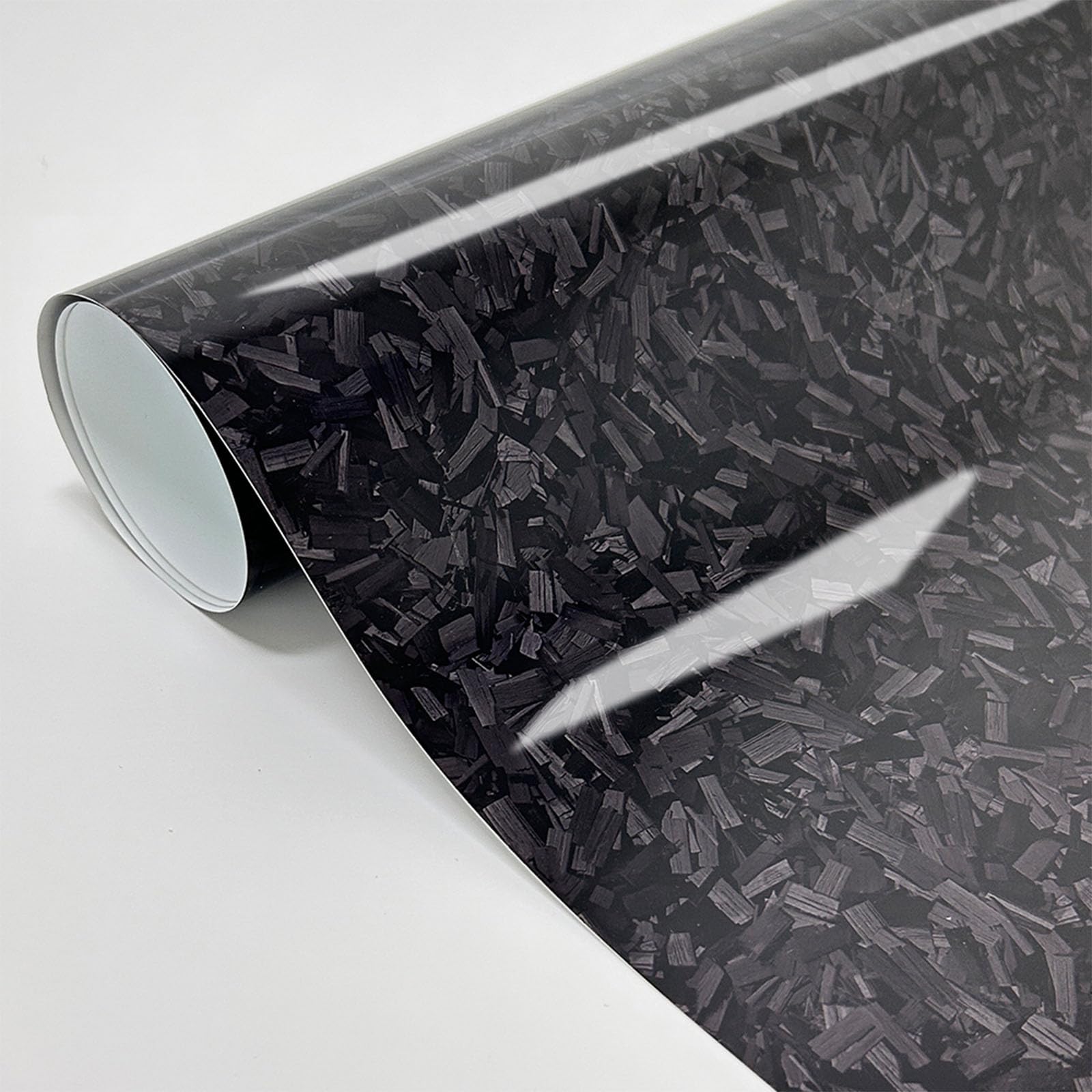 Forged Carbon Fiber Wrap for Cars, High Gloss Car Wrap Vinyl Roll, PVC ...