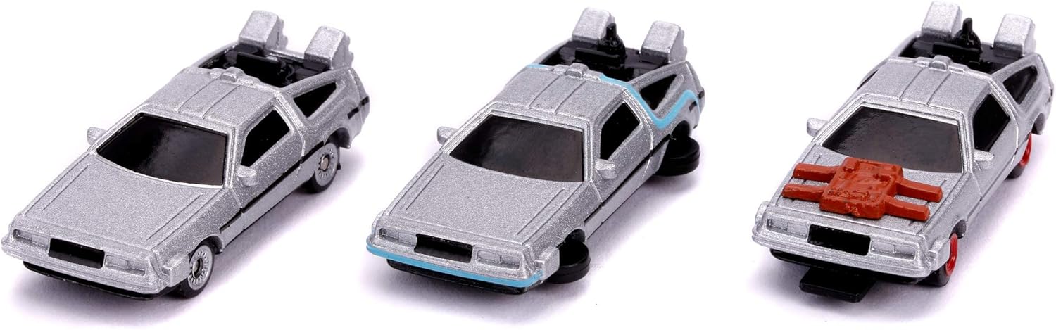 Jada - Back to The Future Nano 3 Pack, Silver