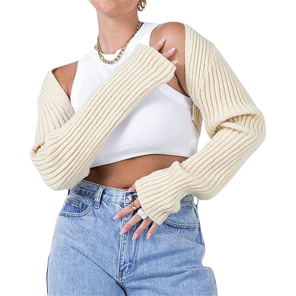 トップス Fetico CUTOUT CROPPED CARDIGAN Women Color Block Open Front Crop Sweater Tops Long Sleeve