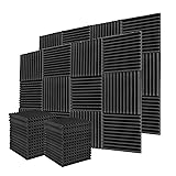 WENGWEI 52 Pack Acoustic Foam Panels,1" x 12" x