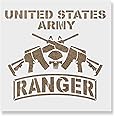 Amazon.com: Us Army Ranger Stencil - Craft Meaningful Military-Themed ...