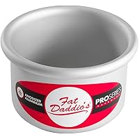 Fat Daddio's Round Cake Pan, 3 x 2 Inch, Silver