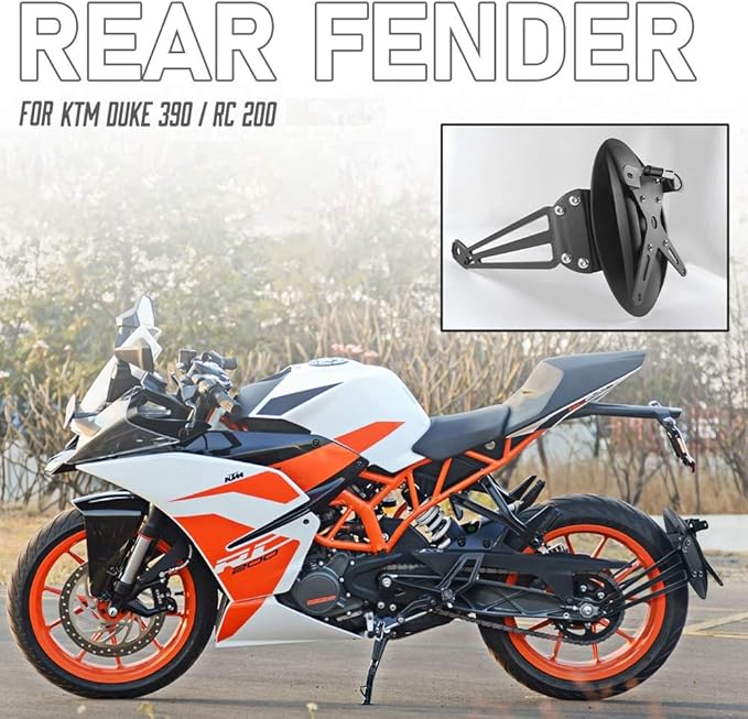 ktm duke 200 rear fender price