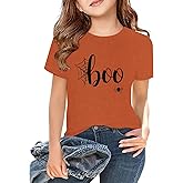 Kids Halloween Shirt Boys Girls Funny Halloween Boo Shirts Ghost Pumpkin Toddlers Tee Tops