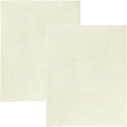 Erwin Müller Frottierdecke, Sommerdecke, Picknickdecke 100% Baumwolle 2er- Pack Natur Größe 150x200 cm - weiche Qualität, sau