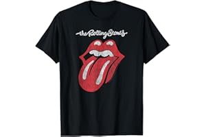 THE ROLLING STONES Rolling Stones Official Script Tongue T-Shirt