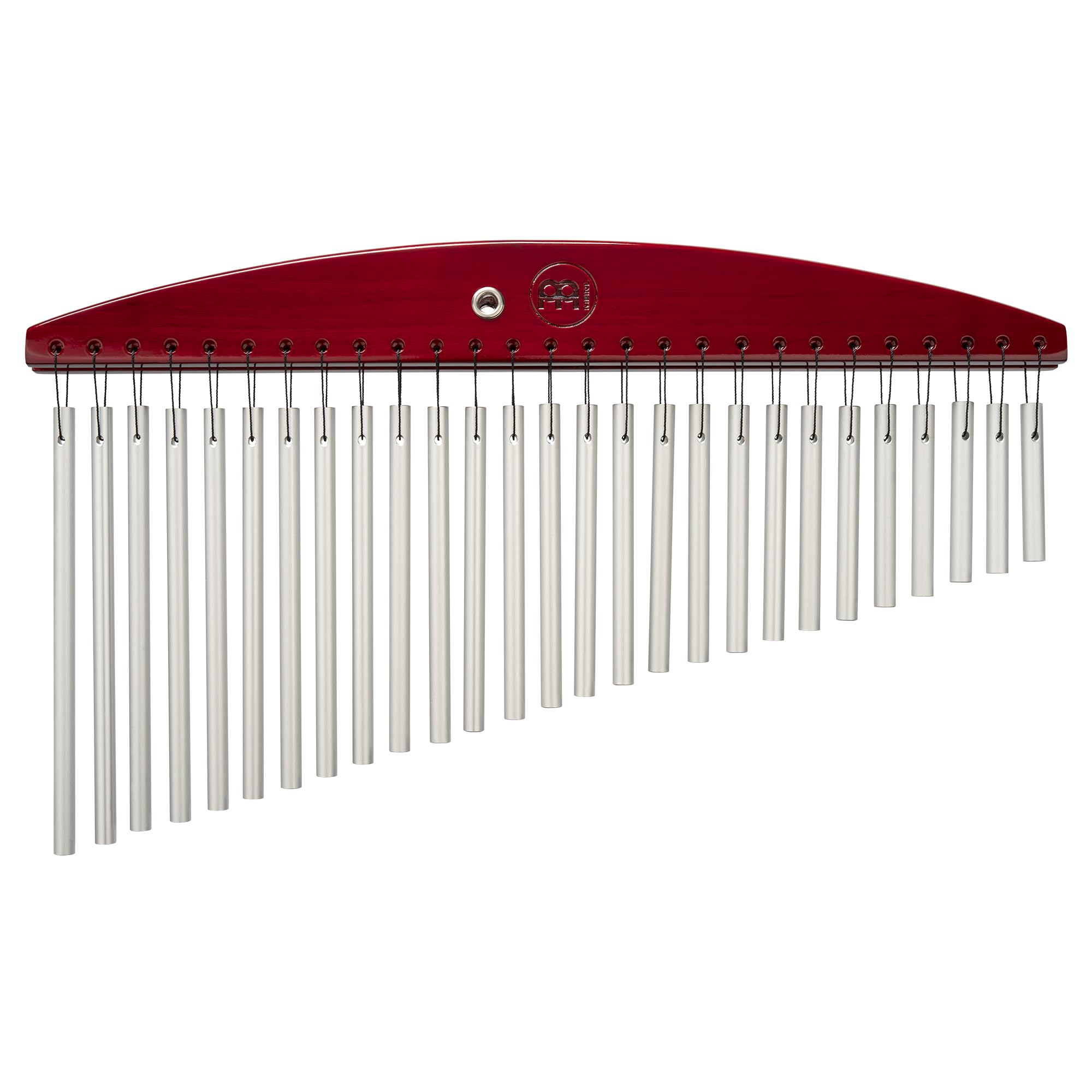 Meinl Percussion Headliner Series Chime - Small Musical Instrument with 27 Sound Bars - 1-row - Wood and Aluminum, Red and Silver (HCH1R)