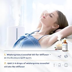 HIQILI 1 Fl Oz Wintergreen Essential Oil, 100% Pure