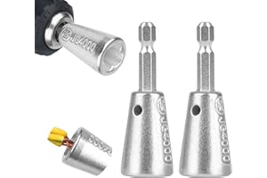 2PCS Apxton Wire Twister Tool for Drill, Wire Twisting Tool for Drill, Drill Wire Twister for Electricians, Electrical Wire Nut Twister for Drill (AWG)