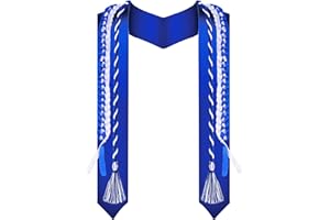 fulasiteu Graduation Stole Sets Graduation Leis 2024 and Graduation Honor Cords Memorial Wreaths Braided Ribbon Necklace Class of 2024 Gifts Party Accessories Graduation Memorial Gifts for Students