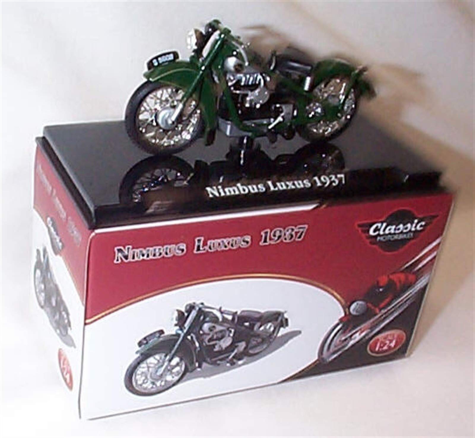 atlas editions Nimbus Luxus 1937 Classic Motorbike 1:24 scale diecast model