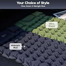 WILDOMS Sleeping Pad for Camping - 4” Thick