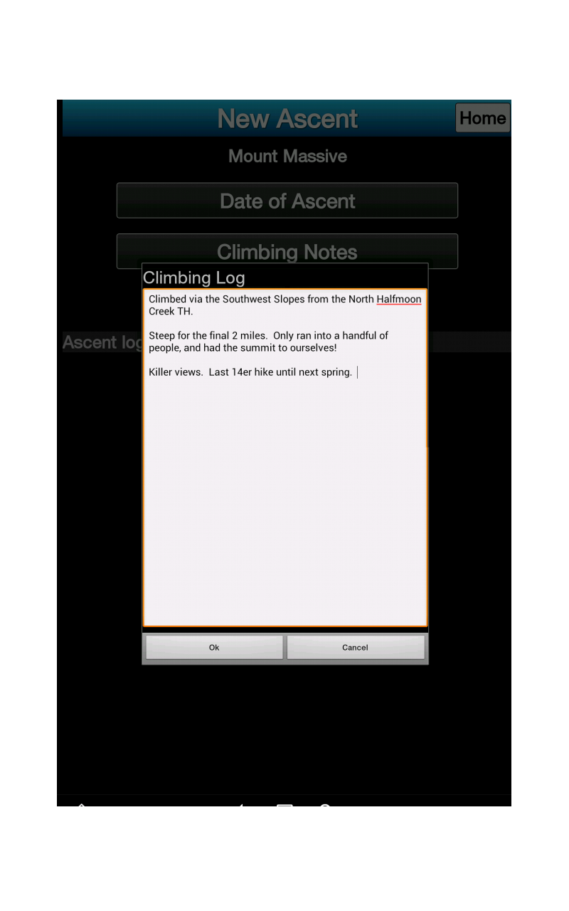 the Colorado hiking for Android