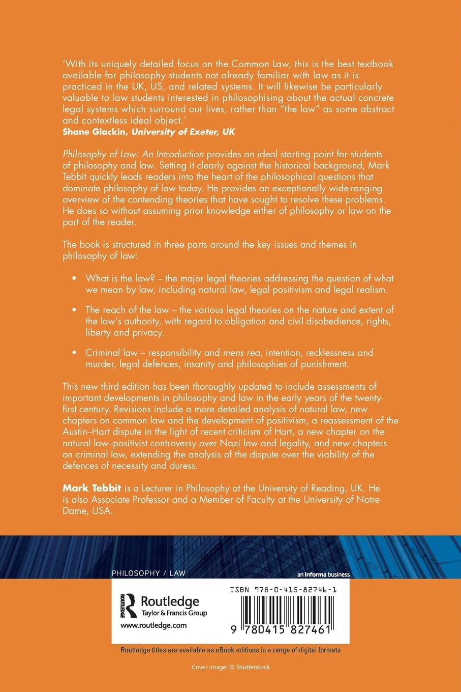 Philosophy of Law Philosophy of Law Paperback eTextbook Hardcover