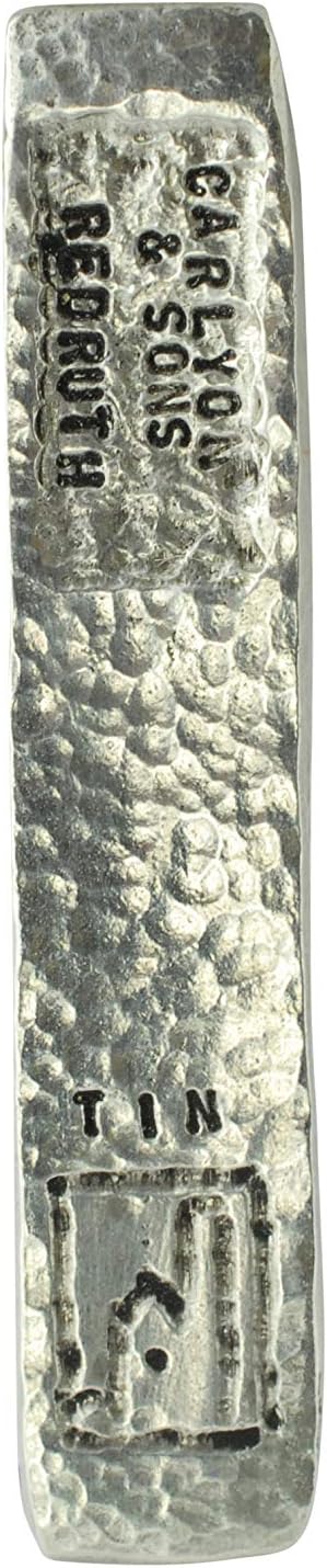 Tin Ingot 100% Pure Tin - Carlyon & Sons Redruth Brand 54 grammes, Off-white - Image 4