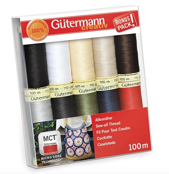 Gutermann Thread Basic Colours all purpose sewing thread Amazon.co.uk
