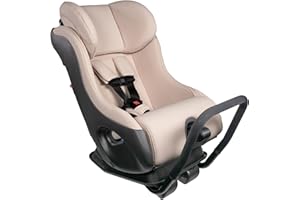 Clek Fllo Convertible Car Seat, Latte Ziip (Flame Retardant Free)