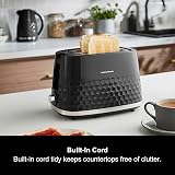 Morphy Richards Hive 2 Slice Toaster Black 850W Variable Browning view 6