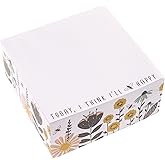 Karma, Block Notepad, 500 Sheet Memo Paper Cube, Non-Sticky Memo Pad Cube for Office, and Home, Bee