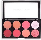 Revolution Beauty London Ultra Blush Palette Sugar & Spice 8 Shades 12.8g