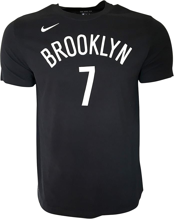 Amazon.com : Nike Men's Kevin Durant #7 Brooklyn Nets T-Shirt Cotton/Polyester Blend BQ1514 