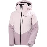 Helly Hansen Women's Alphelia Ski Jacket | 4-Way Stretch Fabric With Synthetic Insulation, Detachable Hood, Powder Skirt, And Underarm Ventilation Zippers