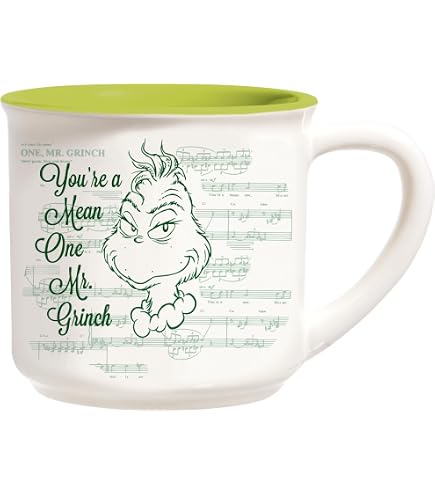 Amazon.com: Department 56 Dr. Seuss The Grinch May Your Holiday Be Zen  Latte Coffee Mug, 20 Ounce, Multicolor : Home & Kitchen