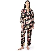 N Natori womens Geisha- Printed Satin Oth Pj Length 25" Inseam 26"
