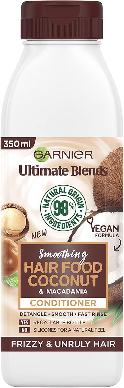 Garnier Ultimate Blends Coconut Conditioner 350ml for Frizzy Hair