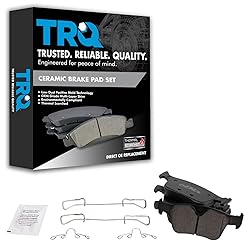 TRQ Rear Brake Pads Ceramic Compatible with