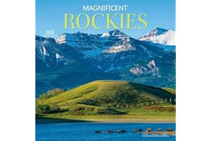 Magnificent Rockies | 2026 12 x 24 Inch (Hanging) Monthly Square Wall Calendar | Wyman Publishing | Canadian Regional Travel