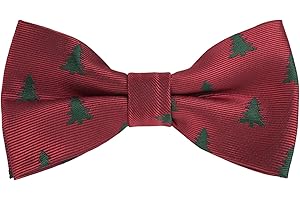 Alizeal Toddler Christmas Pattern Pre-tied Party Bow Tie