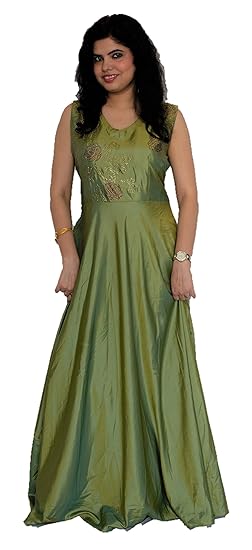 indo western one piece gown