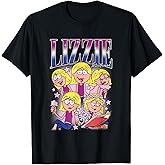 Disney Lizzie McGuire Lizzie 90s Style Collage Chest Logo T-Shirt