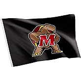 Desert Cactus University of Maryland Flag Terrapins UMD Terps 100% Polyester Indoor Outdoor 3x5 feet Flags (Flag Z)