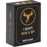 I DON'T GIVE A SIP - The Most Entertaining Drinking Game - Party Cards That Will Get You Drunk Or Do Things - Fun Adult Board Game Night - Bachelor Bachelorette Couple Laugh Tipsy Birthday Gift